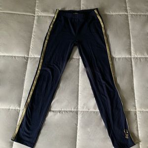 Blue leggings, juicy couture, 8/10
